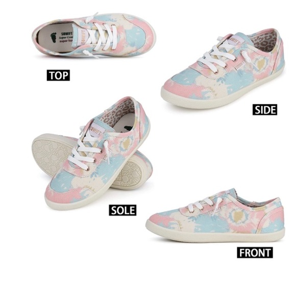 Slip on Sneakers Womens Shoes Dressy Casual Walking Shoes for Women Sneaker - Picture 5 of 6